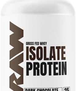 RAWRAW Grass Fed Whey Isolate Protein Powder- Dark Chocolate