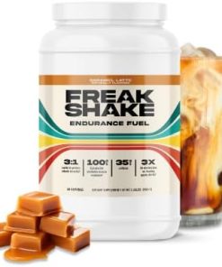 Post Workout Recovery Powder (Caramel Latte) – High Carb Endurance Training Drink – Electrolytes- Complete Protein Blend