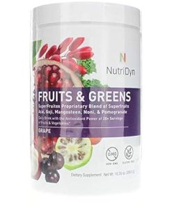 Nutri-Dyn Fruits & Greens Gluten Free protein Powder 10.8 oz (Grape) 2