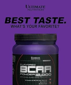 Ultimate Nutrition Flavored BCAA Powder – Caffeine Free with 3g Leucine 1.5g Valine 1.5g Isoleucine – Post Workout Amino Acid Supplement- Grape 2