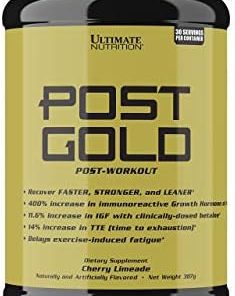 Ultimate Nutrition Post Gold Post-Workout Powder- Muscle Recovery Drink with BCAA