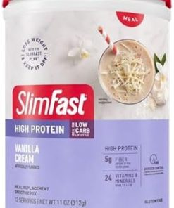 SlimFast Advanced Nutrition High Protein Meal Replacement Smoothie Mix- Vanilla Cream