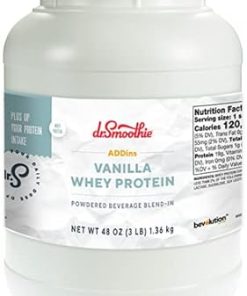 Dr. Smoothie ADDINS Vanilla WHEY Protein 3 Lb. Jar 2