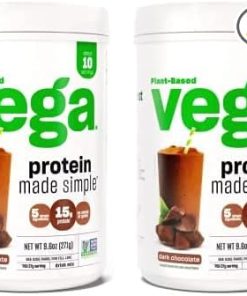 Vega Protein Made Simple- Dark Chocolate – Stevia Free Vegan Protein Powder