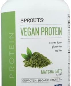 Sprouts Matcha Latte Flavored Vegan Protein – 33.9 oz