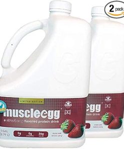 2 Gallons Strawberry MuscleEgg Liquid Egg Whites (Cage-Free)