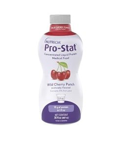 Pro-Stat Concentrated Liquid Protein Medical Food – Wild Cherry Punch Flavor- 30 Fl Oz Bottle