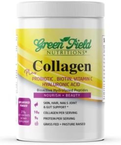 Greenfield Nutritions Halal Collagen Peptides Powder – 9g Halal Protein Probiotic- Biotin