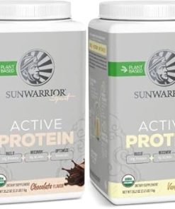 Sunwarrior Vegan Active Protein Powder High Performance Sugar Free Plant Based Protein Powder Post Workout Recovery Drink for Athletes