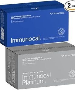 Immunocal Pack of 2 (1 Regular and 1 Platinum) – Glutathione Precursor- Whey Protein Isolate