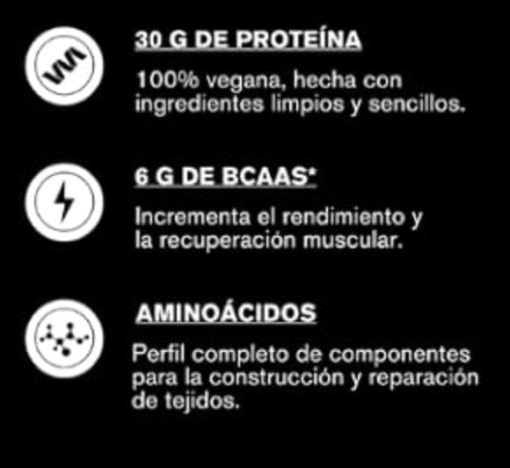 Habits - Proteína Vegana en Polvo - 30 Gr. de Proteína Vegetal Por Porción - Keto Friendly- Gluten Free - Image 2