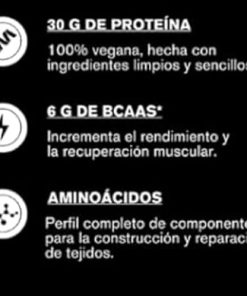 Habits – High Performance – Proteína Vegetal Sabor Cacao – Gluten Free- Sugar Free – 30 Gr. De Proteina Por Porcion. 2