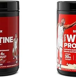 Six Star Creatine Powder and Whey Protein Plus Bundle – Creatine HCl + Creatine Monohydrate Powder and 100% Whey Protein Plus Vanilla Cream- 30 Servings