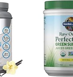 Garden of Life Organic Vegan Sport Protein Powder- Superfood Juiced Greens Powder – Probiotics