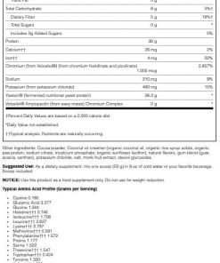 Swanson Full Potential Vegan Protein – Chocolate Flavor- Whole Vegan Protein Powder for Muscle Building and Recovery – 30 g 2