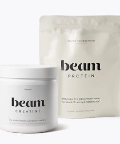 Beam Creatine Monohyrdate Powder Grass Fed Whey Protein Powder Bundle