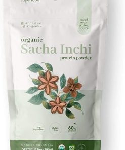 ANCESTRAL Organics Vegan Protein Powder- Sacha Inchi Certified Organic Superfood – 17g Plant Based Protein – Nutrient Rich – Gluten Free