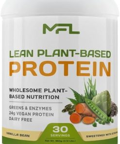 MFL Vegan- Plant-Based Protein Powder l Gluten Free l Non Dairy l Non GMO l Lactose Free l Keto-Friendly | 2.12 lbs (Vanilla Bean)