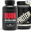 Starter Pack: Dark Chocolate Protein Powder & Stainless Steel Scoop Bundle- Easy to Digest 30g Chocolate Protein 4
