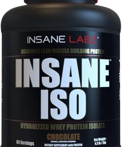 Insane Labz Insane ISO Whey Protein Powder Featuring 25g of Hydrolyzed Whey Isolate- 60 Servings