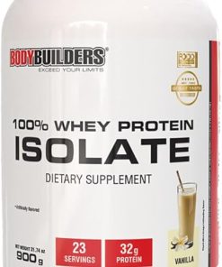 Bodybuilders 100% Whey Protein Isolate Vanilla (1.98 lbs)