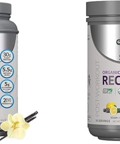 Garden of Life Organic Vegan Sport Protein Powder- Vanilla & Sport Vegan Organic Plant Based Post Workout Muscle Recovery Powder