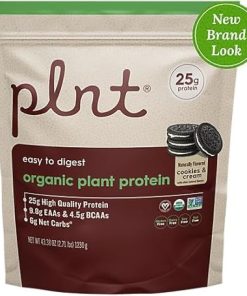 Organic Plant Protein Powder a” Cookies & Cream – 2.71 lbs./30 Servings 2