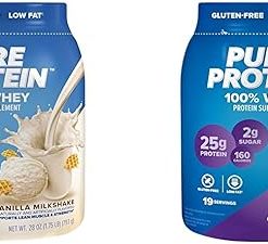 Pure Protein Whey Protein Powder Bundle- Vanilla Cream & Rich Chocolate
