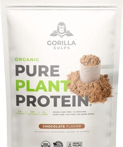 100% Organic Pure Plant Protein Powder | USDA Certified | Organic Protein Powder | Vegan | Non-GMO | Sugar- Soy