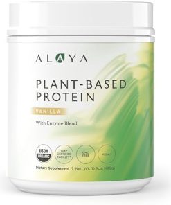 Alaya Naturals Organic Plant Based Protein Powder – Vegan Protein Powder with Pea Protein- Hemp Protein