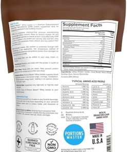 Cold-Processed- CFM 100% Whey Protein Powder. All-Natural Fast-Digesting Sweetened with Stevia (Chocolate Brownie 2