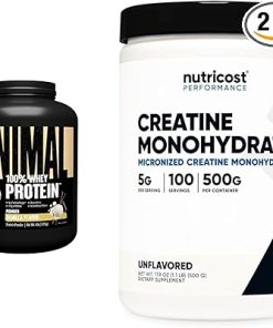 Animal 100% Whey Protein Powder- Creatine Monohydrate Micronized Powder – Whey Protein Blend