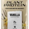 Snap Supplements 100% Plant Based Protein Powder Stick Packs with Nitric Oxide Booster (10 Pack- Vanilla)