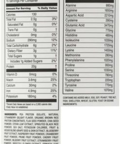 Sprouts Strawberry Delight Vegan Protein – 16.9 oz 2
