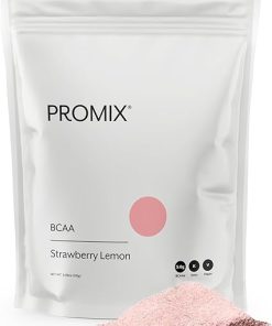 Promix BCAA Post-Workout Energy Powder- Strawberry Lemon – Plant-Based Branched Chain Amino Acids Supports Lean Muscle Growth