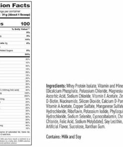 Isopur’ee Zero Carb Whey Protein Powder- Creamy Vanilla 2