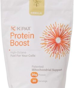 KPAX Immune Protein Blend- Mitochondrial Support Formula + Green Superfood and Probiotics Vanilla 2 -Pound