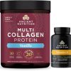 Plant Protein Plus Omega Powerhouse Bundle with Organic Hemp Heart Protein 1lb and Organic Hemp Heart Seeds Bundle 4