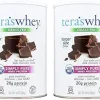 Simply tera’s Pure whey Protein Powder- Family Size Dark Chocolate Flavor (Pack of 2)