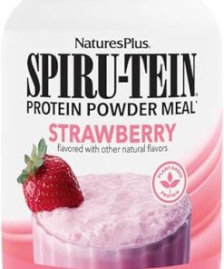 Natures Plus SPIRU-TEIN- Strawberry – 4.5 lbs – Plant-Based Protein Shake – Non-GMO 2