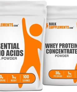 BulkSupplements EAA Powder 1kg + Whey Protein Concentrate 1kg Bundle