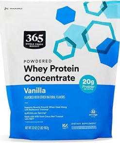 365 by Whole Foods Market Vanilla Whey Concentrate Protein Powder- 32 OZ