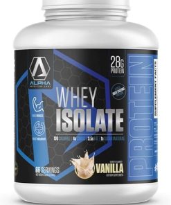 Whey Isolate Protein Powder – Vanilla Flavor- 28g of Protein