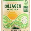 Earth Fed Muscle Unflavored Collagen Peptides Powder – 20g Protein Per Serving – Supports Hair- Skin