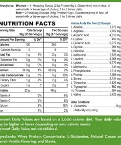 LifeSource Vitamins 3lb Grass Fed Whey Protein Concentrate – Chocolate w/Stevia 2