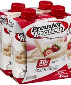 Premier Protein High Protein Shake Strawberries & Cream – 4 CT 2