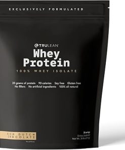 TRULEAN Whey Protein Powder – 20g of Whey Isolate Protein Powder- Zero Artificial Sweeteners & Flavors