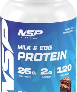 Milk & Egg Protein Powder | 26g Protein | 28 Servings | Perfect for Sensitive stomachs | no Bloating | Build Muscle | Protein for Sensitive stomachs German Chocolate Cake