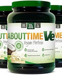 About Time Natural Vegan Protein Chocolate 2lb – 24g Protein- Non-GMO 2