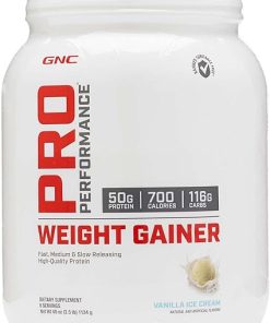 GNC Pro Performance Weight Gainer Protein Powder | Increase Muscle Mass | Banned Substance Tested | Vanilla Ice Cream | 6 Servings